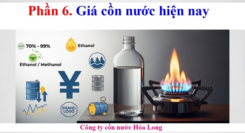 Cồn nước dành cho bếp cồn: Giải pháp nhiên liệu sạch, an toàn và tiết kiệm